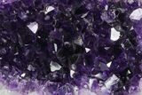 Dark Purple Amethyst Geode On Metal Stand - Uruguay #116283-4